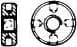 DIN 548 Гайка с радиальными отверстиями